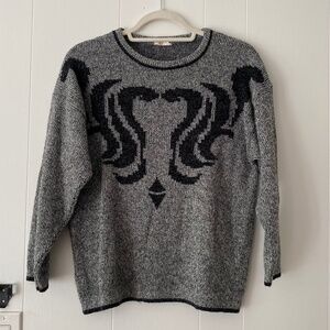 Vintage Universal Knits made in Canada Acrylic sweater size medium